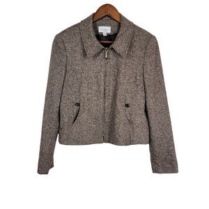 Conrad C Collection Women's Size 10 Brown Blazer Jacket